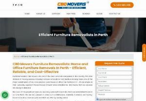 Furniture Movers Perth - Furniture movers Perth provide excellent services when shifting is concerned. There are so many other important tasks and chores involved when shifting takes place that one cannot invest one's time and energy for this purpose. One by spending some money can avail the services provided by them to meet their shifting requirements making their furniture not only safe and intact but also scratch and dirt free.