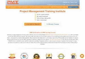 PMT Institute - Project Management Training Institute offers cost-effective and best PMP class room and online training.