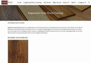 Engineered Teak Wood Flooring - Engineered Teak Wood Flooring produced by Arrow Wood Thailand