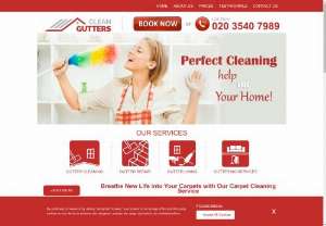 Clean Gutters London Gutter Cleaning Services - A carpet cleaning company in London providing rug and upholstery cleaning, mattress and sofa cleaning, hardwood floor cleaning and polishing.