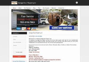 Garage Door Repair Lynn, MA | 781-519-7963 | Call Now !!! - We offer only the best garage door repair services in Lynn, and that is evident from the jobs we provide and the happy customers we leave behind.