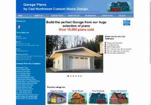 Cad Northwest Workshop and Garage Plans | Cadnw - Our Workshop garage plans including shipping,  materials list and master drawings for garage plans and more.
