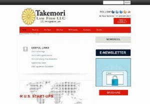 Take Mori Law Firm LLC - The Takemori Law Firm,  in affiliation with Takemori Consulting,  assists individual investors and entrepreneurs from around the globe in acquiring green cards through the Immigrant Investor Program,  known as the EB-5 Investor Green Card program.