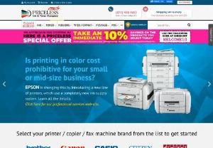 Priceless Ink & Toner Company - Choose the ink and toner supplies you need,  log in and get free shipping.