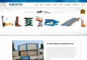 Material Handling Equipments In Pune - Asmita Engineering - Asmita Engineering,  formally known as Asmita Enterprises which is a leading Company in field of Manufacturing Material Handling Equipments in India. Founded in 1996 it has become one of the Top most manufacturers by providing Customized Solution of Material Handling Equipments.