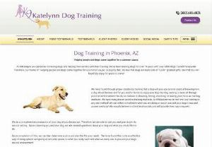 Dog and Puppy Training Phoenix and Scottsdale | K9katelynn - We at K9katelynn are specializing in puppy and dogs training and helping their owners. Feel free to contact us for more details about our training at Phoenix and Scottsdale.