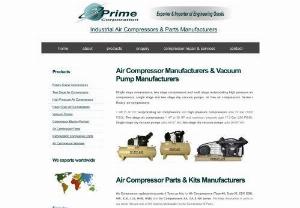 Compressed Air Parts - Prime Air Air Compressors & Parts,  Thousands of Replacement Compressor Parts for Atlas Copco,  Ingersoll Rand,  Elgi. We export worldwide.