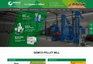 Wood Pellet Mill for Sale - GEMCO sells small pellet mill,  biomass briquette machine,  pellet stove and large pellet turnkey project with CE certification. Our company has won the ISO9000 recognition. GEMCO pellet making equipments are capable of making biofuel pellets from woody waste such as sawdust,  wood shavings,  soft wood and hard wood,  and from agro-waste,  such as hey,  straw,  grass,  etc. And from other water material,  like paper,  or even plastic.