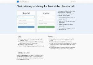 Place2Talk - chat privately and easy for free - Need a quick chat room to share ideas with your friends,  co-workers,  customers,  whoever? Do not want to share your IM information? Then place2talk is right for you.