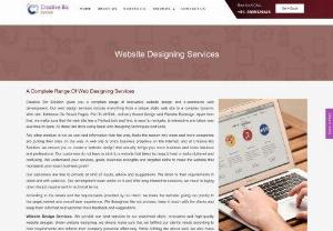 Creative Biz Solution - Website Designing Services Company - Our Website Designing Services Company India remains on leading of the most up to date trends,  best methods and modern technology from around the world. As the Leading web design firm in the world,  we incorporate company analysis with leading creative web design capabilities and technological encounter to give you with the best feasible return on your website development financial investment. Our Website Solutions makes you one stop option for all your web demands.