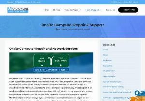 Onsite Computer repair - Micro online serve computer repair service via onsite.