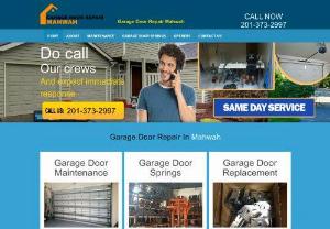 Garage Door Repair Mahwah - The most reliable contractor in New Jersey with trained technicians for 24 hour repair services! Garage Door Repair Mahwah offers full residential and commercial Liftmaster and Genie services.