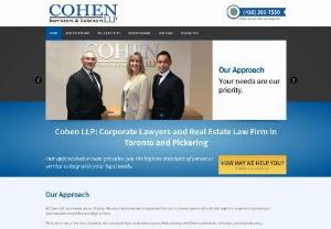 Cohen LLP a aw firm - Cohen,  LLP helps realtors and buyers and sellers deal proactively with challenging real estate transactions. We help realtors prepare Offers to avoid unnecessary risks.