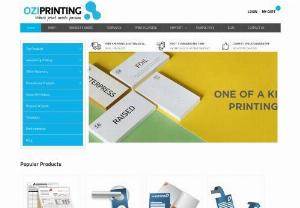 Oziprinting - OZI Printing is one of the major company in Australia. We are specialised in sticker,  vinyl,  brochures,  bumper,  folders printing and all other printing services by your company.