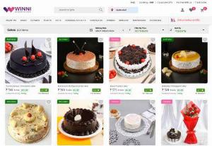 Winni celebrate relations - Winni is a e-commerce website which provides online cake and flower delivery to all over Hyderabad and Bangalore(India). Now days people preferred to buy their goods online,  because they don\'t have enough time to go market and buy things. Same with cake,  Now winni provides the online cake delivery and also midnight cake so that without wasting time you can purchase your order and they delivered at your door steps.