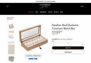 Luxury Watch Box - IWoodesign provides wide range of Luxury Watch Box-the unique and stunning Gift for Men. Browse for this Luxury Watch Box online at iWoodesign and find luxury gifts for men collections,  Luxury Christmas Gifts and Luxury Homeware collection,  designed entirely by iWoodesign.
