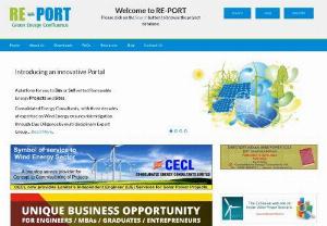 Renewable Energy Project Transaction Portal Online - Re-Port is an IT driven dedicated online RE transaction portal that offer buying and selling of renewable energy projects in India. It would ideally help manufacturers,  developers,  sellers,  buyers and financiers.