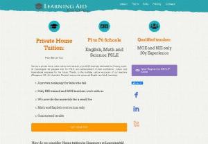 Private home tuition singapore - Learning aid care for your students academic performance. Our private tutors also focus that education encompasses. Our lessons expose students to holistic learning.