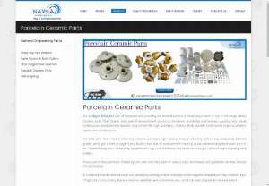 Porcelain Ceramic Parts - In order to fulfill customers needs and requirements,  we at Kaizen Metals provides Porcelain Ceramic Parts,  Lamp Holders,  HRC Fuses,  Capacitors Bushings as per clients needs.