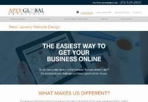 Retail Jewelry Web Design and Website Development | Apex Global Solutions - Apex Global Solutions is provides advanced web-based retail jewelry website design and web development solutions for retail jewelry store or online business.