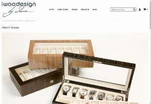 Luxury Watch Box - IWoodesign have a wide collection of Luxury Watch Box Gifts for Men online. Take a look at our online store and find our luxurious presents for men collections,  Luxury Christmas Gifts,  and Luxury Homeware all created exclusively by iWoodesign.