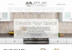Atlas Marble & Tile,  Inc - Address: 1244 Ritchie Hwy Suite 1 Arnold,  MD. 21012 | Phone: (410) 571-4800 Atlas Tile is the premier marble and tile distributors in Maryland. We have all your needs covered for your home project. Stop by our showroom today.