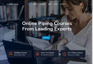 Online piping training course - Get a World Class Training for the Courses PDMS,  SP3D,  Caesar II and Piping Engineering Course From your Home Online.