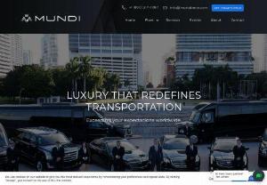 Ground transportation services - Mundi Limousine takes care of the elaborate ground transportation. Our chauffeurs are trained and ready to help you with your luggage and make you as comfortable as possible,  whether you\'re on your way to the airport,  on your way to a business meeting,  or on your way back home.