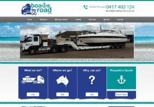 Boat Transport and Yacht Shipping Specialists - Boats By Road Australia\'s most modern boats and yacht transport service provider that ensures you to transport your boats to the intended destination safely and on time
