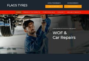New & Second Hand Tyres For Sale Christchurch | Flags Tyres - New & Second Hand Tyres For Sale Christchurch | Affordable Value Tyre Shop Christchurch | Hankook & Bridgestone tyres Christchurch | Wheel Alignments