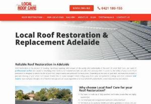 Roof Restoration Adelaide - Our exclusively designed and implemented roof tile coating or roof restoration Adelaide is the prime choice amongst customers and promising opportunity in the market today. LocalRoofCare is popular for fine customer service in Australia.