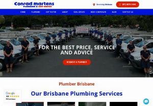 Conrad Martens Plumbing & Hot Water - Conrad Martens Plumbing & Hot Water is centrally located to service the greater Brisbane area. We are a family owned business that has been established since 1982. Our experience,  dependability and quality of workmanship are the foundation on which our company\'s large referral base has been built. We specialise in all aspects of plumbing and hot water maintenance and installations & provide top quality service & excellent workmanship at an affordable price.