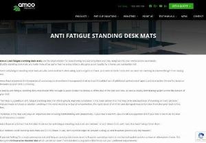 Standing Desk mats - As leading matting specialist,  AMCO provides workplaces with products such as anti-slip mats,  anti-fatigue mats,  standing desk mats and kitchen floor mats to deliver safer working environments for employees.