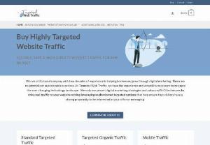 How To Get Targeted Website Traffic - Get Targeted Website Traffic and Increase Targeted Traffic To Your Website with the best quality. Targeted Web Traffic is the #1 place on the internet to build a High Quality Targeted Traffic To Your Website with 100% Guarantee.