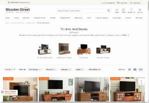Stylish Wooden TV Units - Buy TV units online from the Wooden Street will get you a complete large range of TV units. There are many special products for make your house to home.