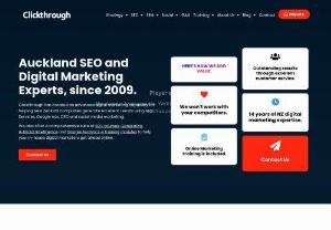 SEO Auckland, NZ | Search Engine Optimisation Services | Clickthrough - A boutique SEO Auckland and SEO NZ services company. Twelve years' search engine optimisation expertise. We won't work with your competitors.