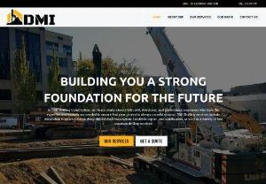 Retaining Walls - DMI Drilling Construction is interested in all forms of drilling related construction,  including excavation support systems,  retaining walls,  soil nail walls,  secant walls,  elevator jackshafts and more.