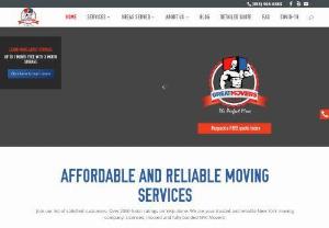 NYC Moving Company | Great Moving | Trusted New York City Movers - Looking for a professional & reliable New York City moving company? Count on Great Moving to be your trusted and 5-star rated movers. Call now 855-965-MOVE