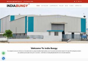 Bungee Jumping in India - India Bungy is one of the best manufacturers and exporters in INDIA. We provide all types of entertainer bungee products like pontoon boats,  bull rides,  jumping trampoline,  bouncers,  slide,  pool table,  snooker and many more products available at affordable prices.