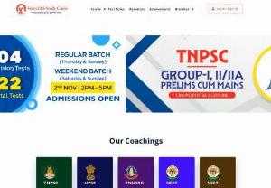 TNPSC Coaching Center in Chennai - Vetrii IAS Study Circle has earned the reputation of being the best institute for providing coaching for Group I & II examinations. We provide quality and intensive coaching for preliminary,  mains and interview for Group I & Group II examinations. With well experienced faculty,  focused approach and periodical test practice,  more than 600 candidates have cleared the TNPSC Examinations