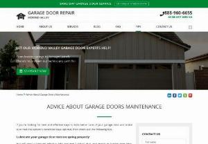 Automatic Garage Door Repair - As a company with extensive experience,  Garage Door Repair Moreno Valley provides complete solutions to hardware,  panel,  and opener problems super- fast. The company has one of the most reliable emergency services in California. Phone no: 888-960-6655