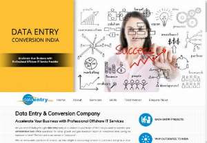 Outsource Data Entry | Data Processing | Data Conversion Services India - Data Entry & Conversion is a competent and reliable service providing company,  focuses on delivering highly scalable back office data entry services in Ahmedabad,  India. Being an experienced entity,  we cater to overcome the threatening challenges of entering piles of data with varied innovative and agile processes.
