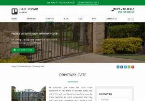 US Gates Co La Mesa - La Mesa Gate Company is the leading gate contractor in California. Great driveway gate adjustment and repair,  super gate opener installation. Fast emergency response. Phone no: 619-210-0367
