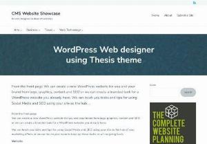 Wordpress web designer custom themes - New Tricks is a Wordpress tutorial on design, marketing and social media. Thesis is the custom website design theme with Thesis created by Judi Knight.