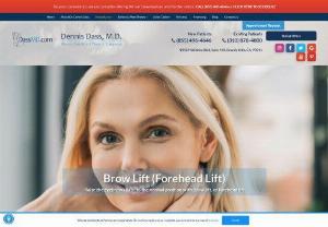 Brow Lift Beverly Hills CA - Forehead Lift Treatments - For experienced brow lift & forehead lift treatments, consult board-certified plastic surgeon Dr. Dennis Dass of Beverly Hills CA. Call us on (855) 496-4646