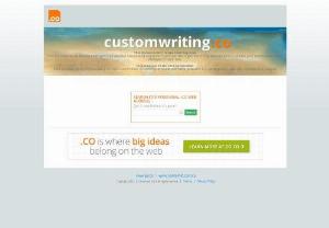 Custom writing & editing company - Custom Writing Co. Is the top choice of thousands of webmasters,  website owners,  students,  college applicants,  job seeker,  working managers,  and writers.