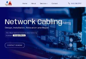 Cabling Installation, Fiber Optic Cable Repair Network Cable Services NY, NJ - AAA All Voice And Data provides cabling and fiber optic cable installation, network cable services in New York (NY) and New Jersey (NJ). Call now at (646) 208-2797.