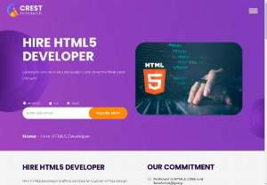 Hire HTML5 Developer | HTML5 Developer | Crest Infotech - Hire HTML5 Developer Staffing Services for Custom HTML5 Design and Development solution. Hire HTML5 Developer from Crest Infotech on a basis of as per your project requirement.