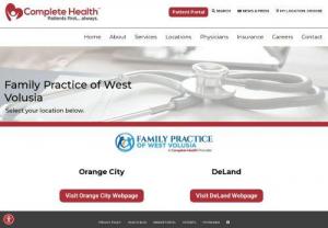 Family Practice of West Volusia - Family Practice offering weight loss management,  wellness exams,  physicals,  well woman exams,  sports physicals,  therapeutic massage,  preventative care,  Botox/Juvederm,  Dermatology skin care and more.