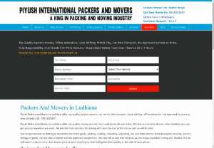 Packers and Movers in Ludhiana - Packers and Movers in Ludhiana bring the world class safest quality movers and packers services in Ludhiana at lowest cost with 24x7 hours support.